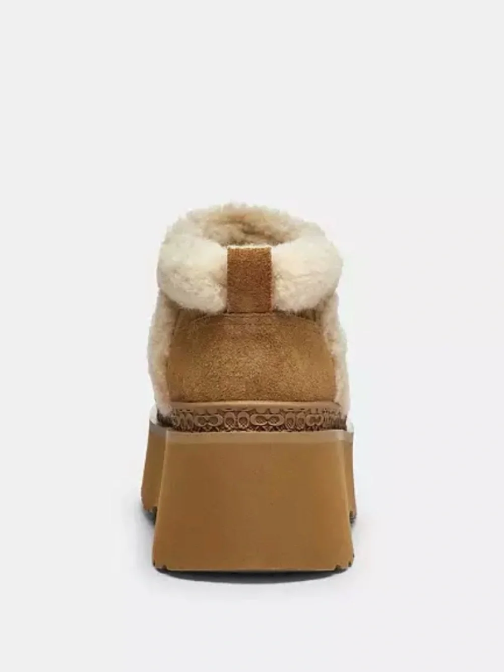Coach genuine shearling